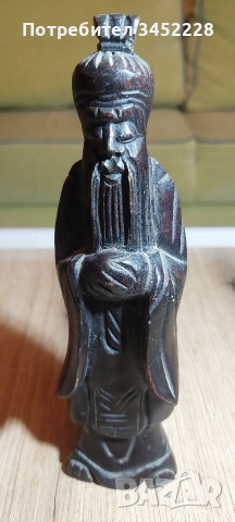 дърворезба статуетка за ценители 20см , снимка 3 - Декорация за дома - 53865425