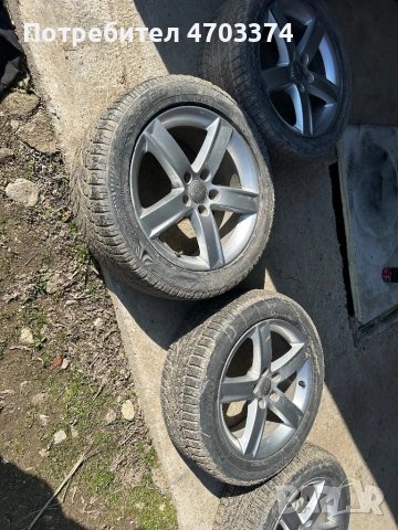 Джанти audi a4 b8 5x112 et 46  66,6, снимка 2 - Гуми и джанти - 53828509