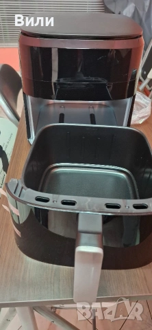 Фритюрник с горещ въздух Air Fryer XL 5 литра, снимка 2 - Фритюрници - 53622734