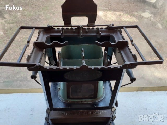 Колекционерска стара френска петролна печка, снимка 5 - Антикварни и старинни предмети - 51510061