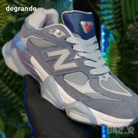 Маратонки New Balance 9060 сиво и тъмносиньо, снимка 2 - Маратонки - 51629813