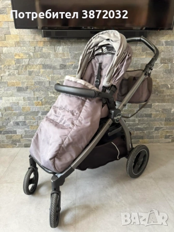 Комбинирана бебешка количка 3 в 1 Peg Perego, снимка 4 - Детски колички - 53256672
