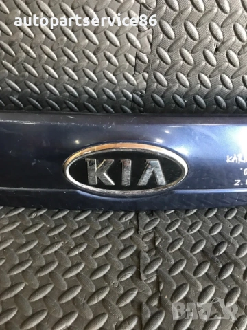 Лайсна на осветлението на регистрационния номер на задния капак синя за KIA Carnival (2006–2010), снимка 2 - Части - 53218183