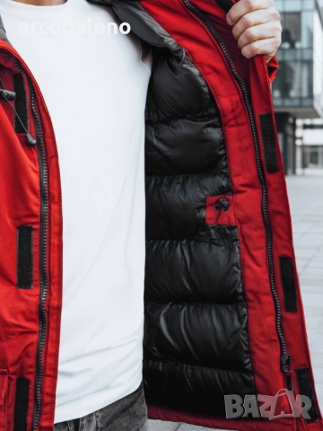 Мъжко зимно яке парка, 2цвята , снимка 6 - Якета - 52883848