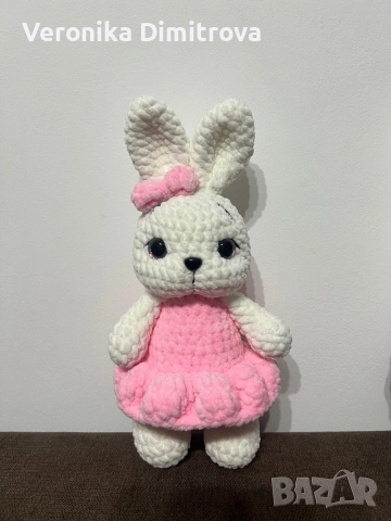 Плетени зайчета, снимка 2 - Плюшени играчки - 52065119
