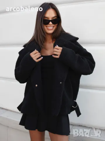 Дамско пухкаво яке FLUFFY, 3цвята , снимка 8 - Якета - 48635790