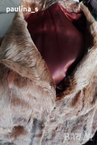 Винтидж / Ретро палто от естествена кожа с косъм , снимка 9 - Палта, манта - 44411871