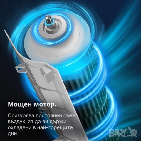 Колонен вентилатор VonHaus 35” с дистанционно управление и таймер – бял, снимка 6 - Друга електроника - 51849993