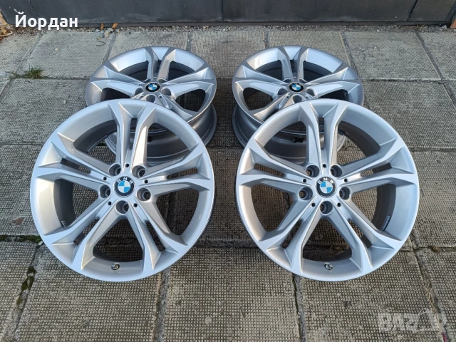 Оригинални джанти 18 ' цола 5x112 БМВ/ BMW Х3 Х4 G01 G02 + сензори, снимка 3 - Гуми и джанти - 51376481