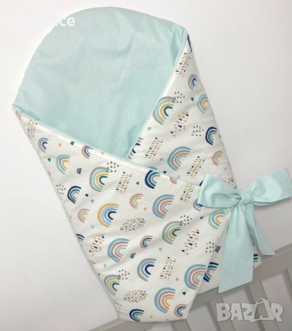  Portbebe / одеялце тип прегърни ме със странична панделка , снимка 4 - Спално бельо и завивки - 36020678
