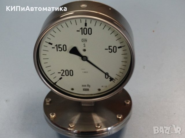 Манометър мембранен WIKA Ф 160, 0/-200 mmHg