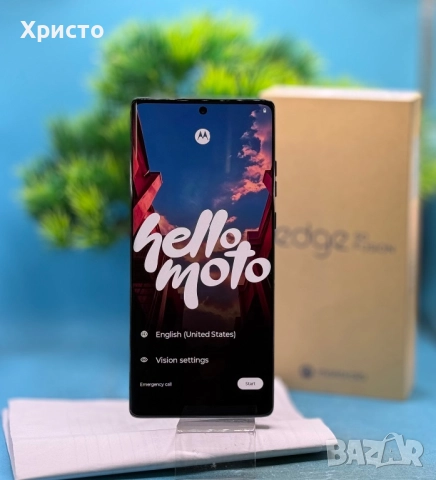 НОВ!!! Motorola Edge 50 Fusion, 8GB RAM, 256GB, 5G, Forest Blue, снимка 3 - Motorola - 52654337