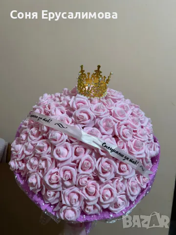 Букет от 101вечни рози, снимка 15 - Изкуствени цветя - 47316671