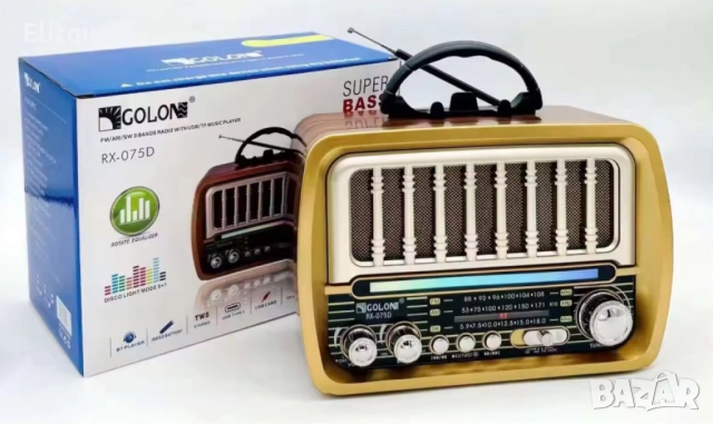 Стилно ретро многофункционално преносимо радио,TF карта/USB радио,аудио