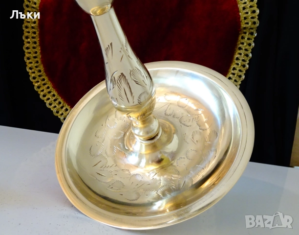 Бронзова маслена лампа на Аладин,29 см. , снимка 11 - Антикварни и старинни предмети - 51800261