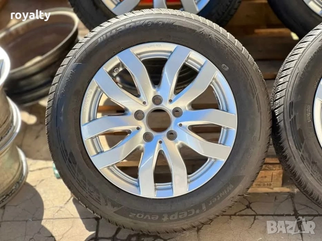 5х112 16 Цола Джанти Mercedes VW Golf Caddy Touran Ауди Шкода 5x112 ЕТ 48 J 7, снимка 5 - Аксесоари и консумативи - 52022635