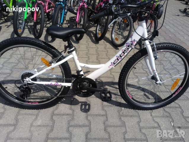 CROSS Велосипед 24" ALISSA бял, снимка 2 - Велосипеди - 53839188