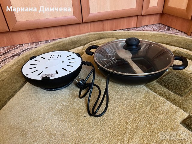 НОВ! Мултифункционален електрически тиган/Multiwok, снимка 5 - Прибори за хранене, готвене и сервиране - 39519873