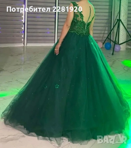 Бална рокля, носена за няколко часа, неразличима от нова, снимка 2 - Рокли - 53561229