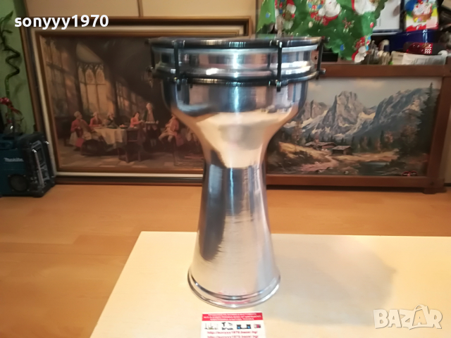 ГОЛЯМА ИНОКСОВА ТАРАМБУКА 40Х25СМ 3003220947, снимка 3 - Ударни инструменти - 36278676