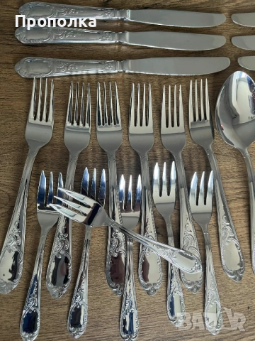 Барокови прибори Esmeyer за шест души-26бр., снимка 13 - Прибори за хранене, готвене и сервиране - 52147807