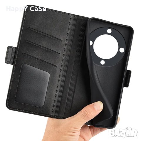 Honor Magic 6 Lite / Magic 5 Lite / Кожен калъф кейс тип тефтер, снимка 2 - Калъфи, кейсове - 40980972