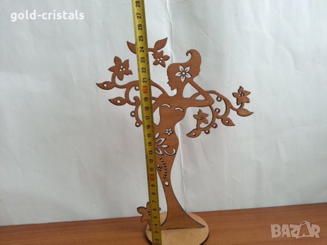 Дървена поставка за бижута , снимка 2 - Други - 34418719