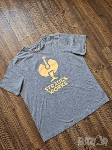 Страхотна мъжка тениска ENGELBERT STRAUSS размер XL / 2XL, снимка 2 - Тениски - 50993620