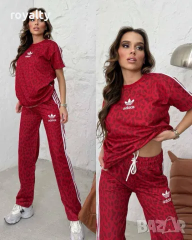 Adidas дамски комплект Различни цветове , снимка 3 - Спортни екипи - 49959913