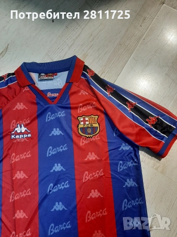 Тениска Стоичков Барселона - ретро легенди , снимка 3 - Футбол - 52775087