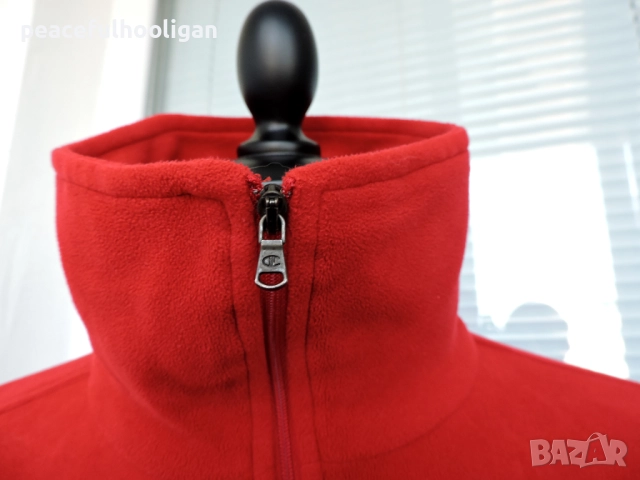 Champion мъжко червено поларено горнище с дълъг ръкав размер XL, снимка 5 - Блузи - 52323858