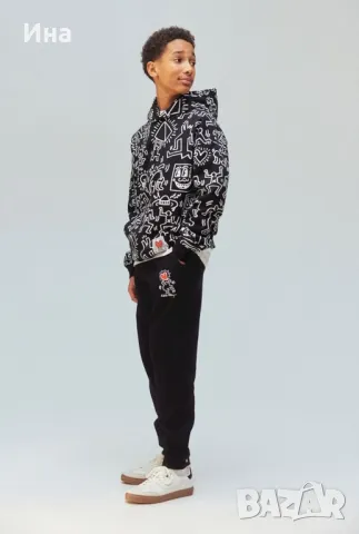 HM Keith Haring сет спортен панталон и блуза р-р 158 см., снимка 8 - Детски комплекти - 49840234