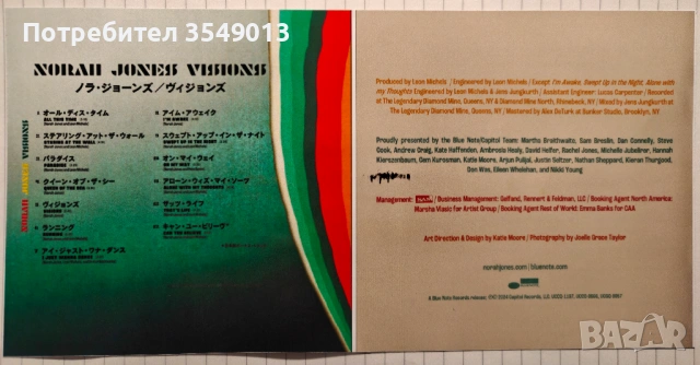 Неофициални cd / цд компакт дискове - нови - Norah Jones № 2, снимка 15 - CD дискове - 53597958