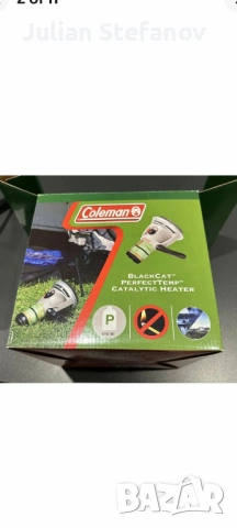 Каталитична печка Coleman black cat , снимка 2 - Къмпинг мебели - 53602455