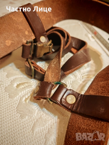 Царски ОФИЦЕРСКИ ВОЕНЕН КОЛАН С ПОРТУПЕЙ 1940те г  Отлично състояние., снимка 7 - Антикварни и старинни предмети - 52793008