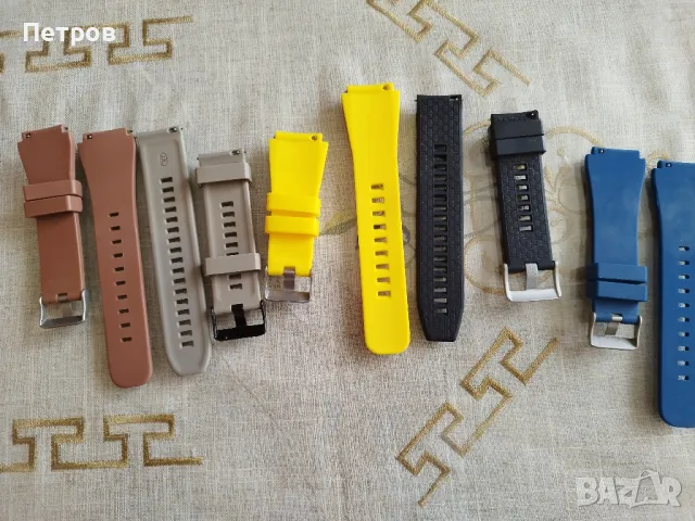Продавам 8 броя каишки за часовник 22мм , снимка 3 - Каишки за часовници - 50202538