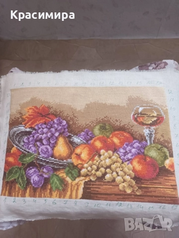 Гоблен "Есен у дома", снимка 3 - Гоблени - 52165911