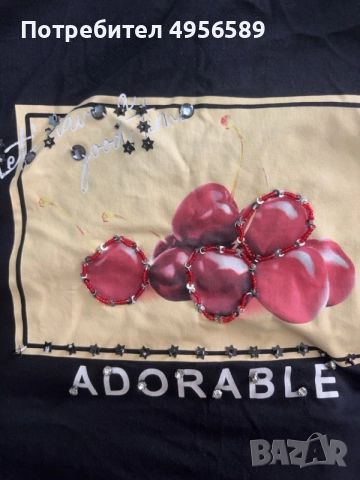 Тениска adorable 🍒, снимка 2 - Тениски - 56182578