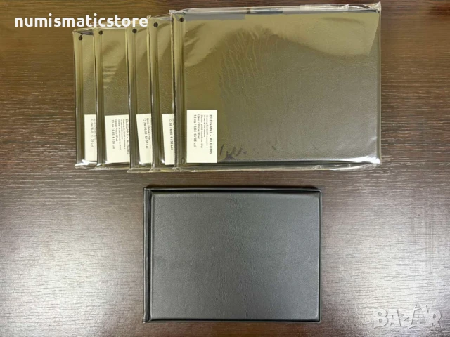 Класьор ELEGANT за 240 монети до 29 мм с 10 листа , черен , снимка 2 - Нумизматика и бонистика - 51121373