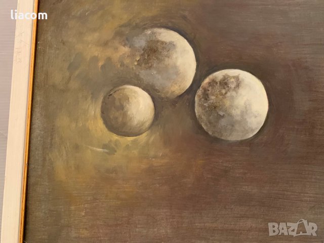 ИВА НИКОЛОВА масло "Космос", снимка 1