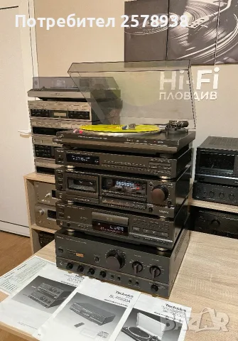 Сет на марката Technics SU -VX 820 + SL-PS 620 A + RS-BX 606 +ST-610 + SL-QD 33 !!!, снимка 3 - Аудиосистеми - 55851303