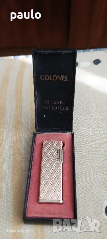 Colonel Torch Газова позлатена запалка, снимка 2 - Други ценни предмети - 47651467