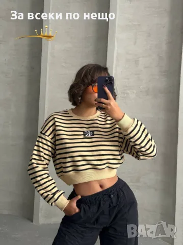 Calvin Klein Дамска Блуза С Дълъг Ръкав - Налични Различни Цветове Код D1744, снимка 2 - Блузи с дълъг ръкав и пуловери - 48902588