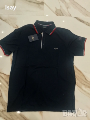 Мъжка тениска Паул Шарк ХЛ последен размер в тъмно син цвят , снимка 9 - Тениски - 53169513