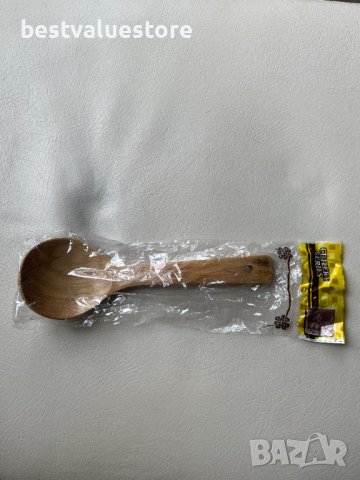 Дървена Лъжица За Готвене, снимка 2 - Прибори за хранене, готвене и сервиране - 42097010