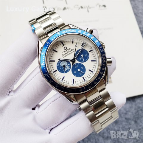 Мъжки часовник OMEGA Speedmaster Anniversary Series “Silver Snoopy Award” с кварцов механизъм, снимка 4 - Мъжки - 39334679