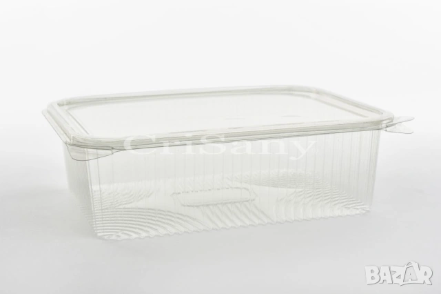 Кутии за съранение на храна от полиетилен PET (тарелки с капак) и бутилки, снимка 3 - Кутии за съхранение - 53399929