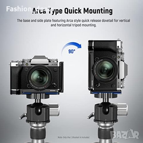 Нова X-T5 L скоба съвместима с FUJIFILM X-T5/Камера Снимане, снимка 8 - Чанти, стативи, аксесоари - 41520548