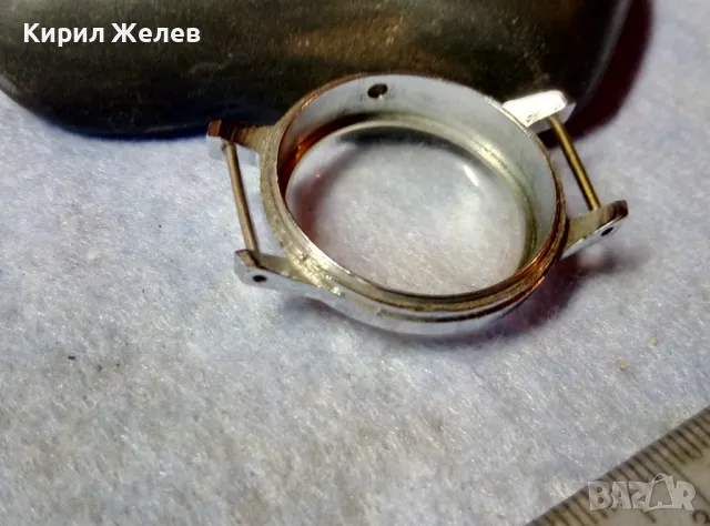 КАСА със СТЪКЛО от СТАР МЕХАНИЧЕН РЪЧЕН ЧАСОВНИК За ЧАСТИ РЕМОНТ КОЛЕКЦИЯ 49665, снимка 7 - Антикварни и старинни предмети - 48684879