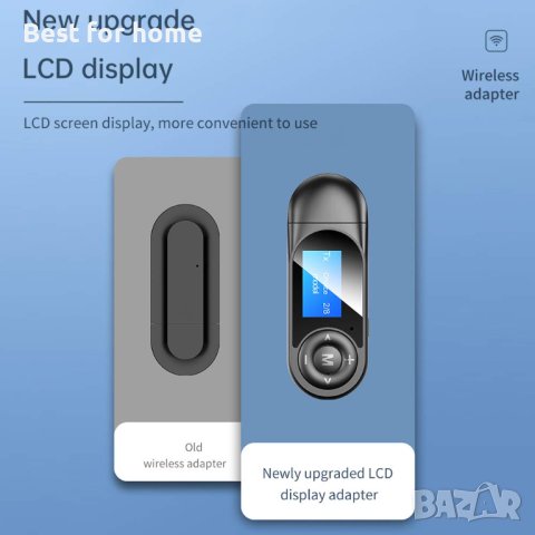 T13 USB аудио предавател, приемник, Bluetooth 5.0, снимка 3 - Други - 41635531